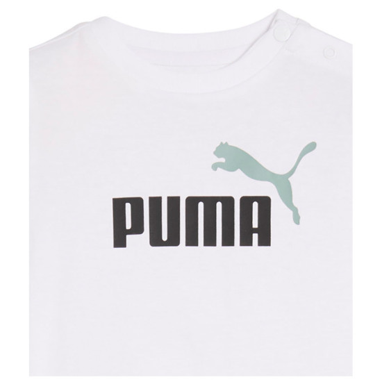 Puma Βρεφικό σετ Minicats Essentials Tee and Shorts Set Puma Βρεφικό σετ Minicats Essentials Tee and Shorts Set